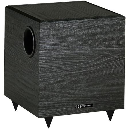 BIC AMERICA Down-Firing 8" 100W Powered Subwoofer for Home Theater and Music V80